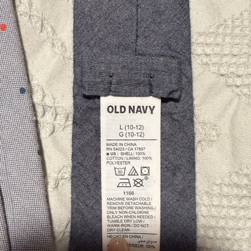 Old Navy Kids Ties - Plaid, Gray, and Blue